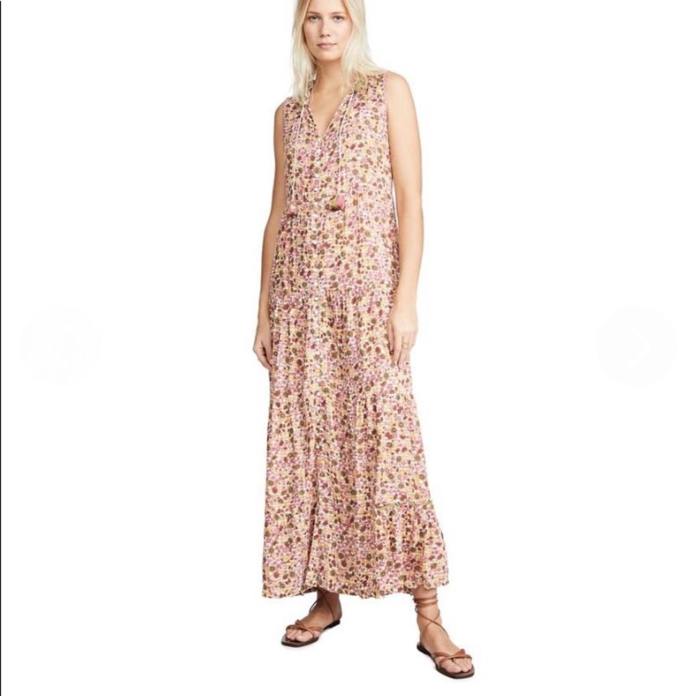 Poupette St Barth Clara Sleeveless Long Maxi Dress XS
